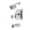 Kingston Brass KB4651CKL Single-Handle Tub and Shower Faucet, Polished Chrome KB4651CKL - alternate 1